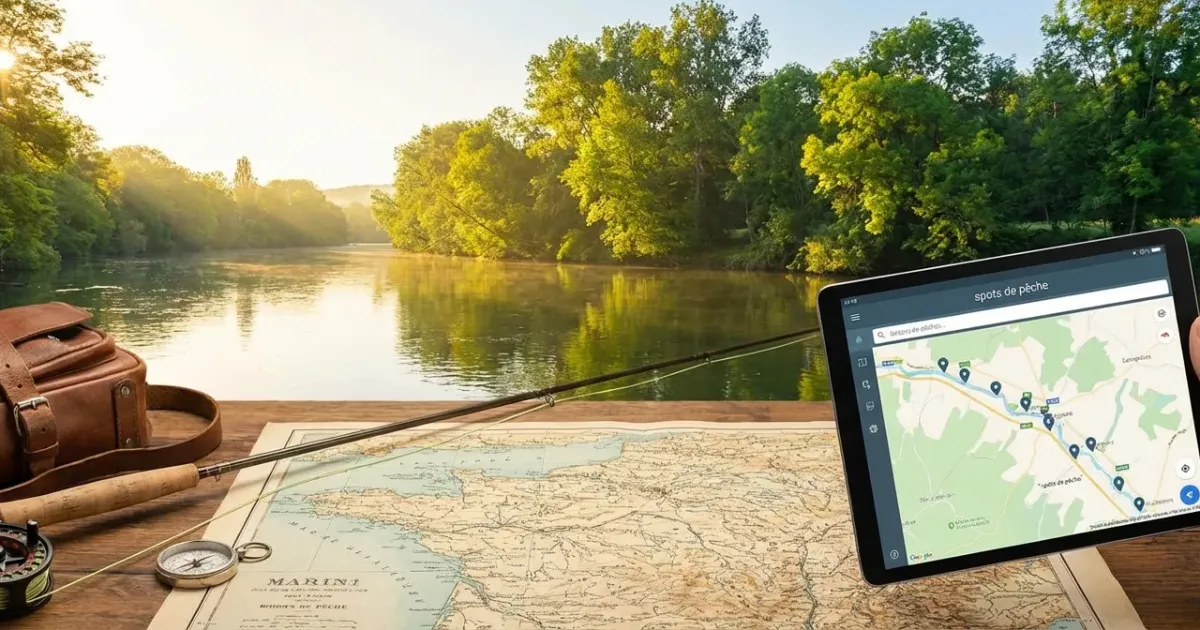 Image illustrant l'article sur carte riviere