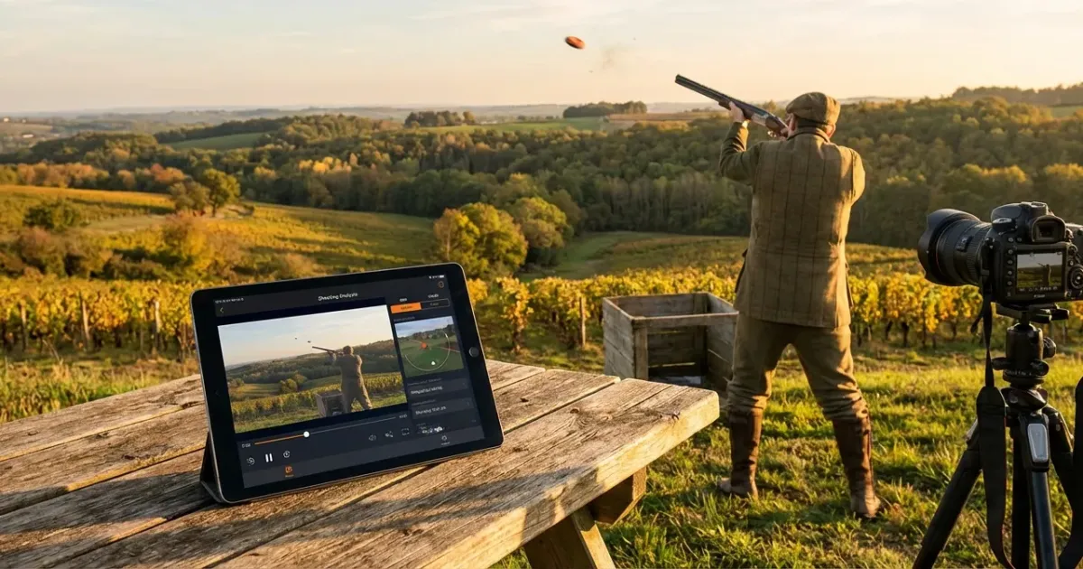 Chasseur ajustant son tir sur une cible, illustration de la vidéo comment ne plus rater au fusil de chasse.