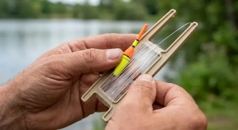 Image illustrant l'article sur comment ranger les ligne de peche avec bouchon